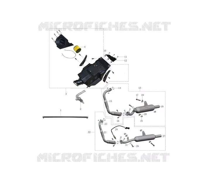 ECHAPPEMENT / FILTRE A AIR