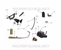 ECHAPPEMENT / BOITE A AIR / SUPPORT BATTERIE