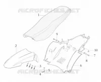 SELLE / GARDE BOUE AVANT