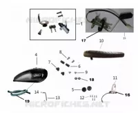 RESERVOIR / SELLE / KIT SERRURE
