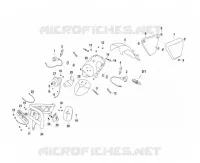 GARDE BOUE ARRIERE / CACHES LATERAUX / CLIGNOTANTS