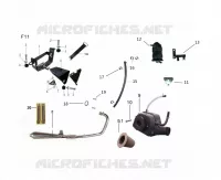 ECHAPPEMENT / BOITE A AIR / SUPPORT BATTERIE