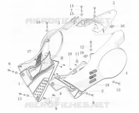 CACHE LATERAUX / GARDE BOUE ARRIÈRE