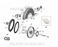 ROUE / GARDE BOUE / PANIER