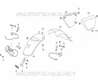 GARDE BOUE ARRIERE / CACHES LATERAUX / CLIGNOTANTS