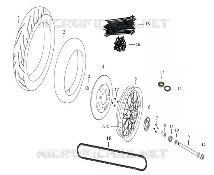 ROUE ARRIERE