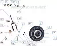 FOURCHE / ROUE AVANT