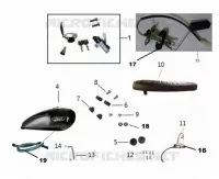 RESERVOIR / SELLE / KIT SERRURE