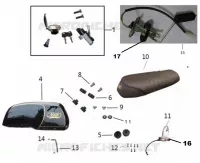 RESERVOIR / SELLE / KIT SERRURE