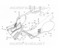 CACHE LATERAUX / GARDE BOUE ARRIÈRE