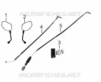 RETROVISEURS / CABLES / PEDALE DE FREIN ARRIERE