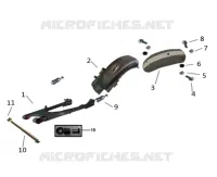 BRAS OSCILLANT / GARDE BOUE ARRIERE