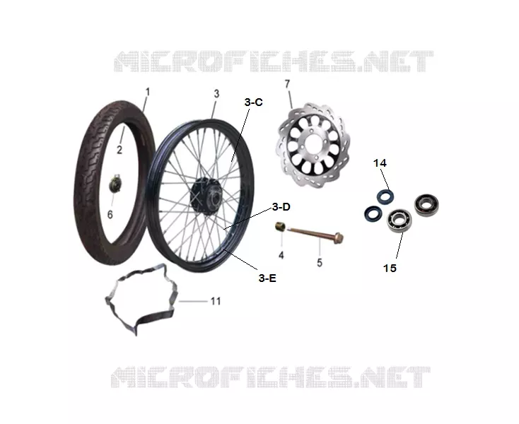 ROUE / FREIN AVANT