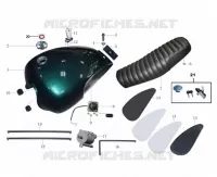 SELLE / RESERVOIR / KIT SERRURE
