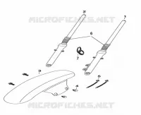FOURCHE / GARDE BOUE AVANT