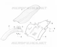 SELLE / GARDE BOUE AVANT