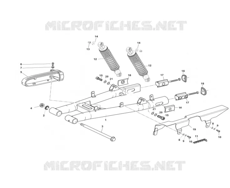 BRAS OSCILLANT  / AMORTISSEUR