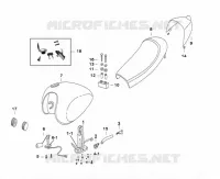 RESERVOIR / SELLE / KIT SERRURE