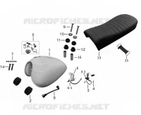 RESERVOIR / SELLE / KIT SERRURE