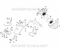 GARDE BOUE ARRIERE / CACHE LATERAUX / CLIGNOTANTS