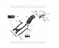 GARDE BOUE ARRIERE / BRAS OSCILLANT