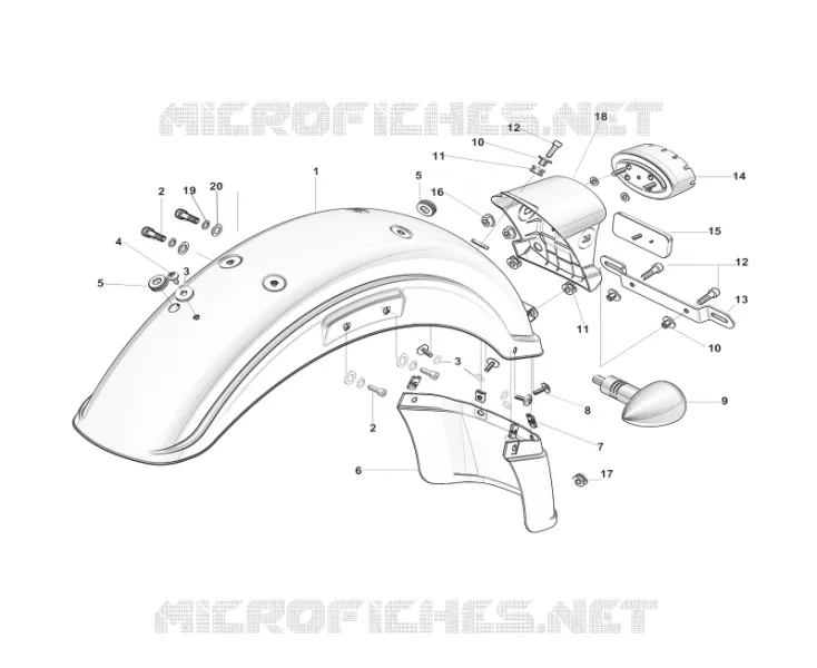 GARDE BOUE / FEU ARRIERE / CLIGNOTANTS
