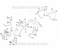 GARDE BOUE ARRIERE / CACHE LATERAUX / CLIGNOTANTS