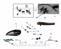 RESERVOIR / SELLE / KIT SERRURE