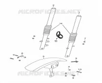 FOURCHE / GARDE BOUE AVANT
