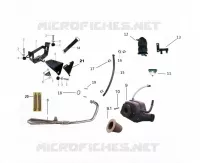ECHAPPEMENT / BOITE A AIR / SUPPORT BATTERIE