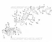GARDE BOUE ARRIERE / CACHE LATERAUX / CLIGNOTANTS