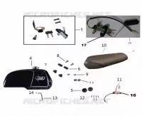 RESERVOIR / SELLE / KIT SERRURE
