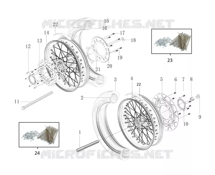 ROUE AVANT / ARRIERE