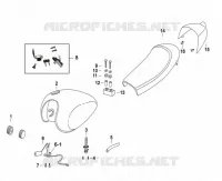 RESERVOIR / SELLE / KIT SERRURE