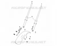 FOURCHE / GARDE BOUE AVANT