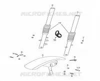 FOURCHE / GARDE BOUE AVANT