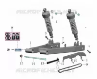 BRAS OSCILLANT / AMORTISSEURS / CHAINE