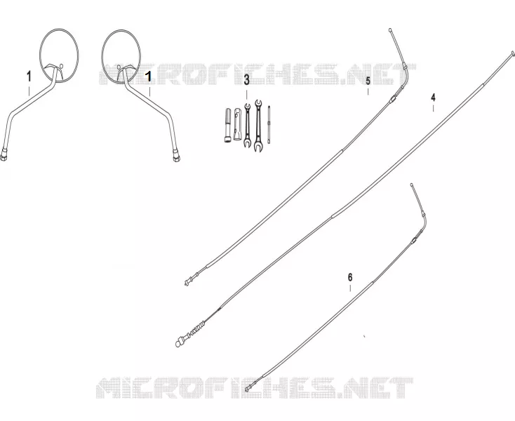 RETROVISEURS / CABLES / OUTILS