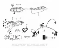  SELLE / FAISCEAU / BOUCLE ARRIERE / BOITIER FILTRE