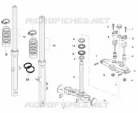 FOURCHE / COLONNE DE DIRECTION