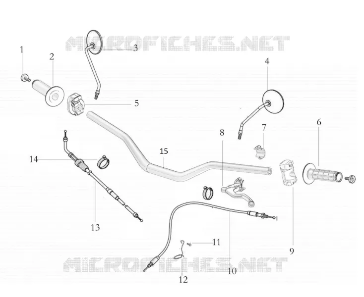 GUIDON / CABLE / RETROVISEUR