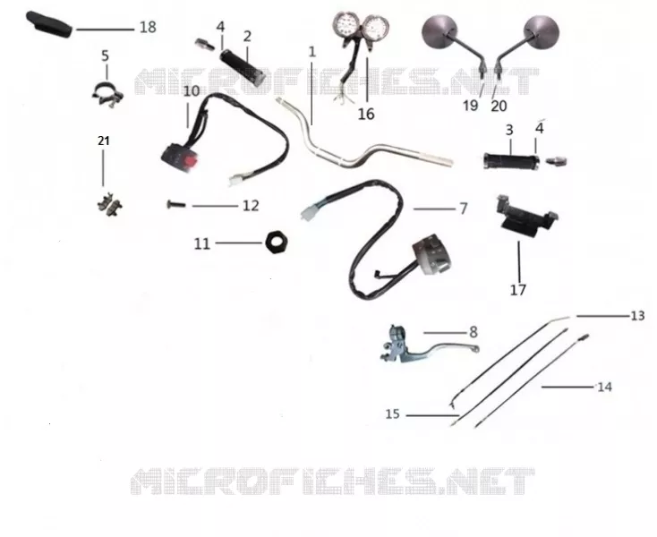 ENSEMBLE GUIDON / COMPTEUR