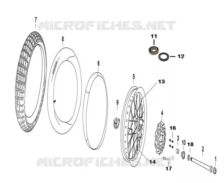 ROUE / FREIN AVANT
