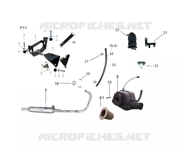 ECHAPPEMENT / BOITE A AIR