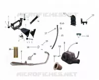 ECHAPPEMENT / BOITE A AIR / SUPPORT BATTERIE