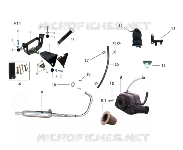 ECHAPPEMENT / BOITE A AIR