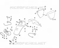 GARDE BOUE ARRIERE / CACHE LATERAUX / CLIGNOTANTS