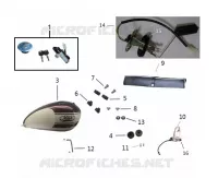 RESERVOIR / SELLE / KIT SERRURE