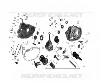 ENSEMBLE CARTER MOTEUR / VILEBREQUIN / PIGNONS