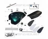 RESERVOIR / SELLE / KIT SERRURE